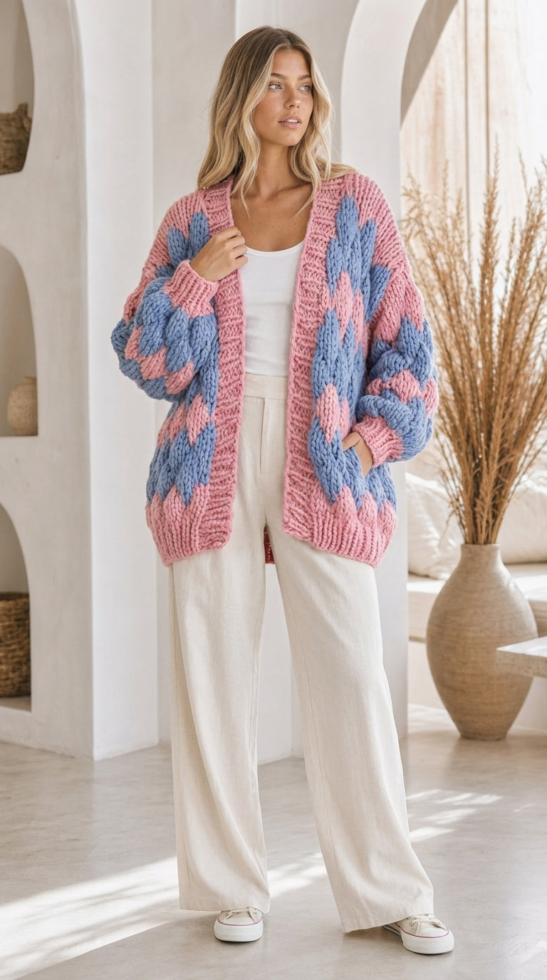 Luna Wave Knit Cardigan