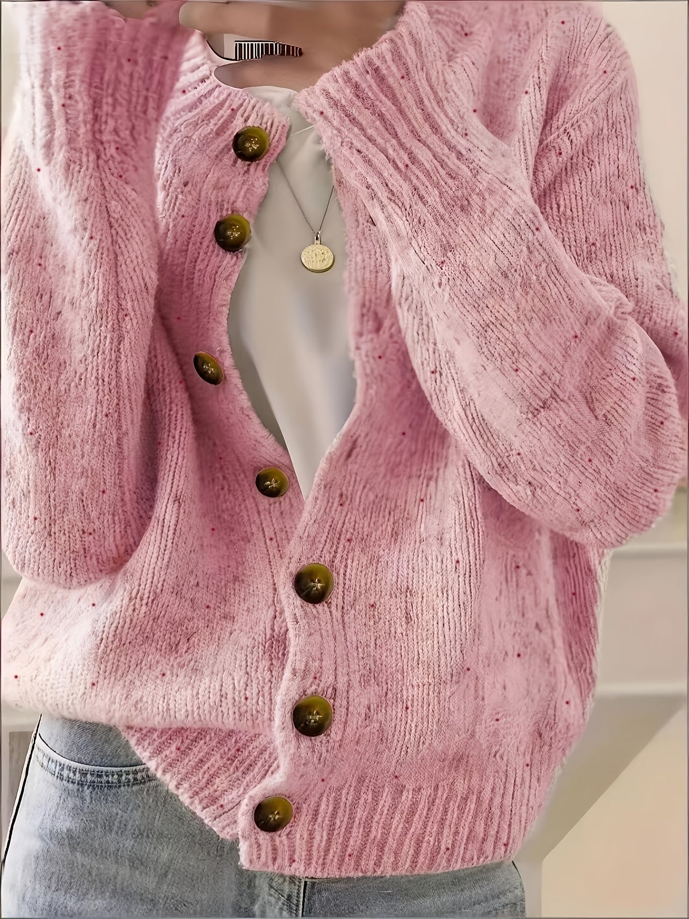 Poppy | Speckled Knit Cardigan